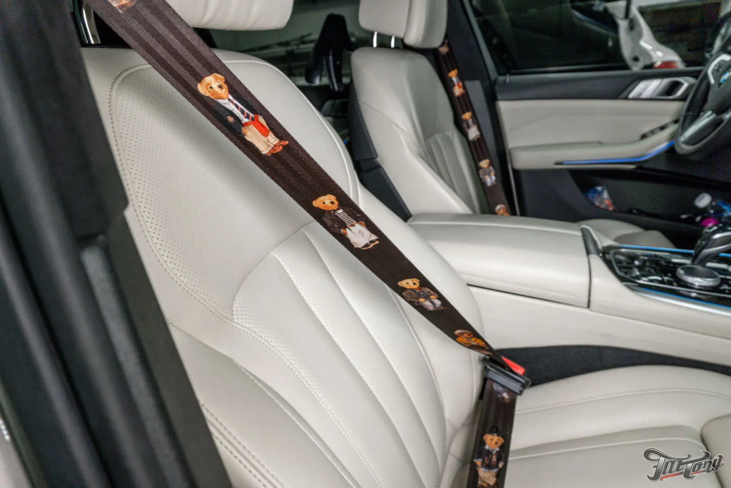 Ремни безопасности с принтом плюшевых мишек Ralph Lauren для BMW X7